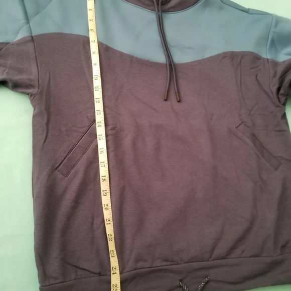 Hoodie gym sweater blue & navy blue pocket pull over various - Picture 5 of 12